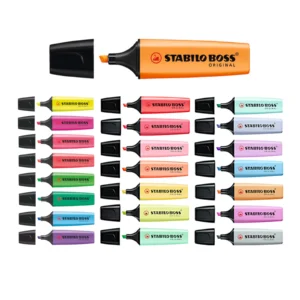 marcador fluorescente stabilo boss